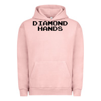Pigment Salmon diamond hands Urban Hoodie - artisFamous