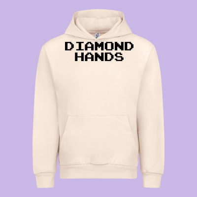 Diamond Hands Urban Hoodie Designed By Artisfamous