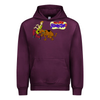 Mauve Wine Scooby Doo Urban Hoodie - artisFamous