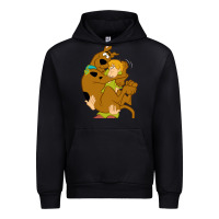 Black Scooby Doo and Shaggy Urban Hoodie - artisFamous