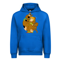 Cobalt Scooby Doo and Shaggy Urban Hoodie - artisFamous