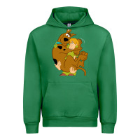 Emerald Scooby Doo and Shaggy Urban Hoodie - artisFamous