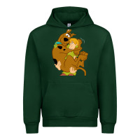 Forest Green Scooby Doo and Shaggy Urban Hoodie - artisFamous