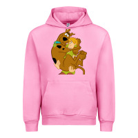 Fuchsia Pink Scooby Doo and Shaggy Urban Hoodie - artisFamous