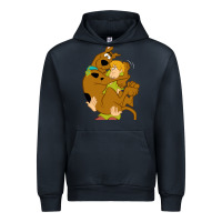 Navy Scooby Doo and Shaggy Urban Hoodie - artisFamous