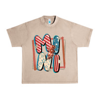 French Oak 4th of July mini with lightning bolt Urban Heavy Tee - FaDigitalArtStudio