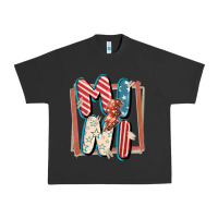 Pigment Black 4th of July mini with lightning bolt Urban Heavy Tee - FaDigitalArtStudio