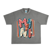 Tornado 4th of July mini with lightning bolt Urban Heavy Tee - FaDigitalArtStudio