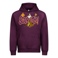 Mauve Wine Scooby-Doo Urban Hoodie - artisFamous