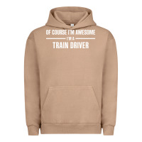 Pigment Burro i'm awesome i'm a train driver Urban Hoodie - artisFamous