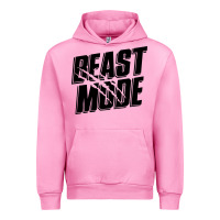 Fuchsia Pink beast mode classic Urban Hoodie - artisFamous