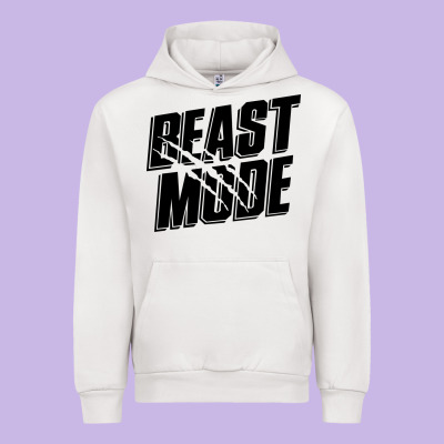 Beast Mode Classic Urban Hoodie Designed By Artisfamous