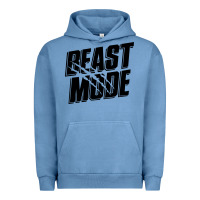 Pigment Pebble Blue beast mode classic Urban Hoodie - artisFamous