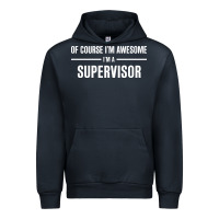 Navy i'm awesome i'm a supervisor Urban Hoodie - artisFamous