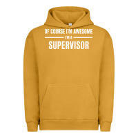 Pigment Peanut Butter i'm awesome i'm a supervisor Urban Hoodie - artisFamous