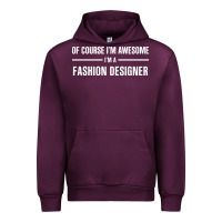 Mauve Wine i'm awesome i'm a fashion designer Urban Hoodie - artisFamous