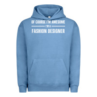 Pigment Pebble Blue i'm awesome i'm a fashion designer Urban Hoodie - artisFamous