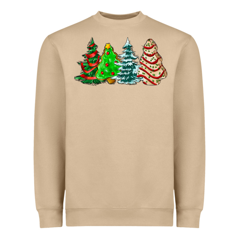 Christmas Tree Cakes And Christmas Trees  Ado Heavyweight Sweatshirt by AdoDesignShop | Teevron