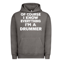 Pigment Tornado i know everything i'm a drummer Urban Hoodie - artisFamous