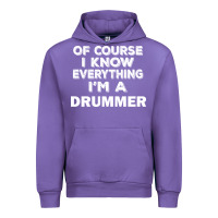 Tulip i know everything i'm a drummer Urban Hoodie - artisFamous