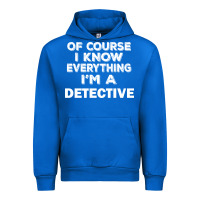 Cobalt i know everything i'm a detective Urban Hoodie - artisFamous