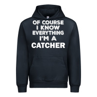 Navy i know everything i'm a catcher Urban Hoodie - artisFamous