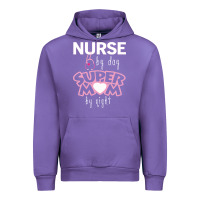 Tulip nurse by day super mom by night Urban Hoodie - artisFamous