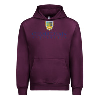 Mauve Wine Chamberlain College Urban Hoodie - artisFamous