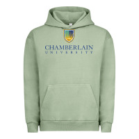 Pigment Oil Green Chamberlain College Urban Hoodie - artisFamous