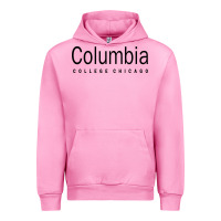 Fuchsia Pink Columbia College Chicago Urban Hoodie - artisFamous
