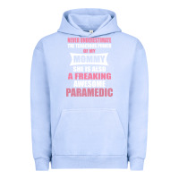 Pigment Grape Ice never underestimate mommy paramedic Urban Hoodie - artisFamous