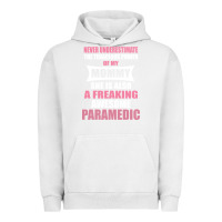 Pigment Lunar Rock never underestimate mommy paramedic Urban Hoodie - artisFamous