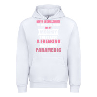 White never underestimate mommy paramedic Urban Hoodie - artisFamous