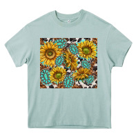 Arona turquoise sunflowers with gemstones Heavy Core Tee - TumblerDesignByShophia