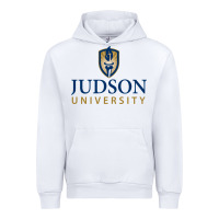 White Judson College Urban Hoodie - artisFamous