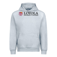 Heather Grey Loyola College Chicago Urban Hoodie - artisFamous