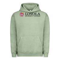 Pigment Oil Green Loyola College Chicago Urban Hoodie - artisFamous