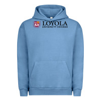 Pigment Pebble Blue Loyola College Chicago Urban Hoodie - artisFamous