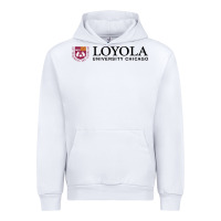 White Loyola College Chicago Urban Hoodie - artisFamous