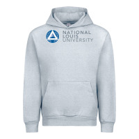 Heather Grey National Louis College Urban Hoodie - artisFamous