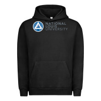 Pigment Black National Louis College Urban Hoodie - artisFamous