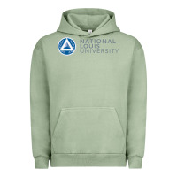 Pigment Oil Green National Louis College Urban Hoodie - artisFamous