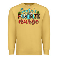 Santa S Favorite Nurse Premium Sweatshirt | Teevron
