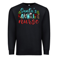 Black santa s favorite nurse Premium Sweatshirt - JahusDesignShop