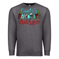 Charcoal Heather santa s favorite nurse Premium Sweatshirt - JahusDesignShop
