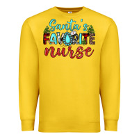 Lemon santa s favorite nurse Premium Sweatshirt - JahusDesignShop
