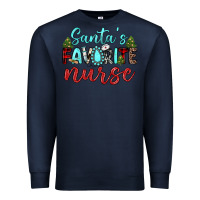 Navy santa s favorite nurse Premium Sweatshirt - JahusDesignShop
