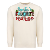 Sandshell santa s favorite nurse Premium Sweatshirt - JahusDesignShop