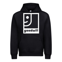 Black goodwill classic Urban Hoodie - artisFamous