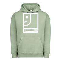 Pigment Oil Green goodwill classic Urban Hoodie - artisFamous